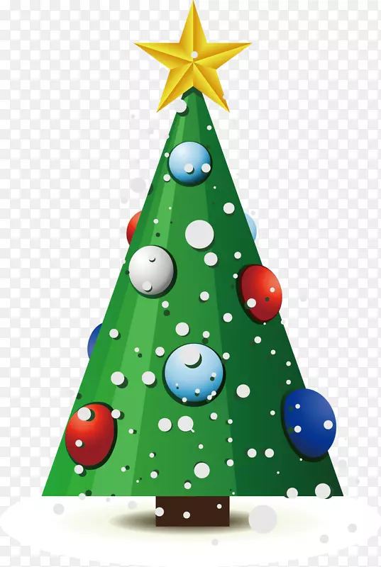 圣诞树装饰-免费拉圣诞树PNG
