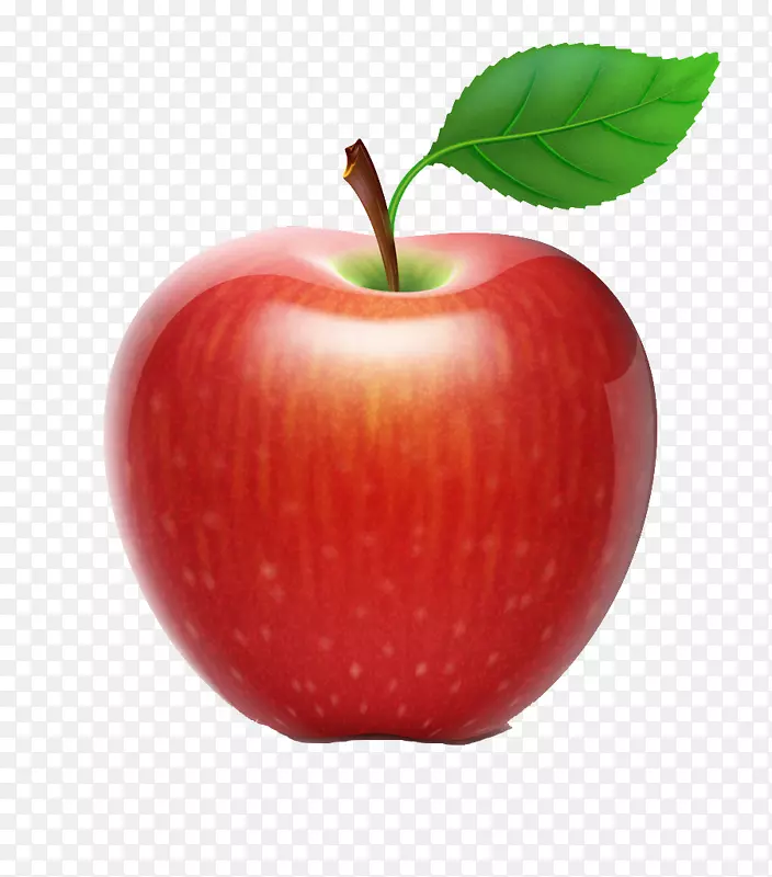 苹果汁水果夹艺术.手绘大苹果