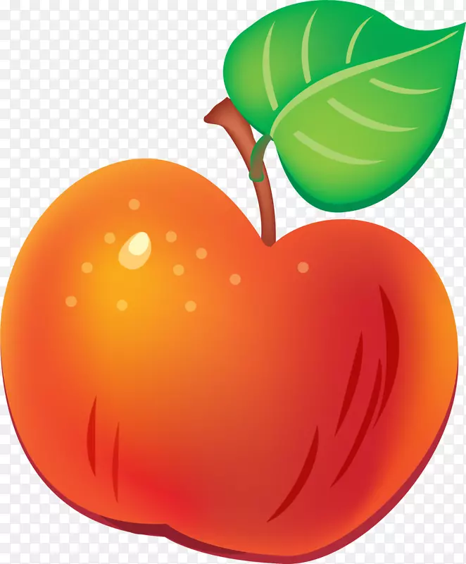 苹果用katkuti学习阿拉伯语学习绘制发光卡通-红色卡通苹果