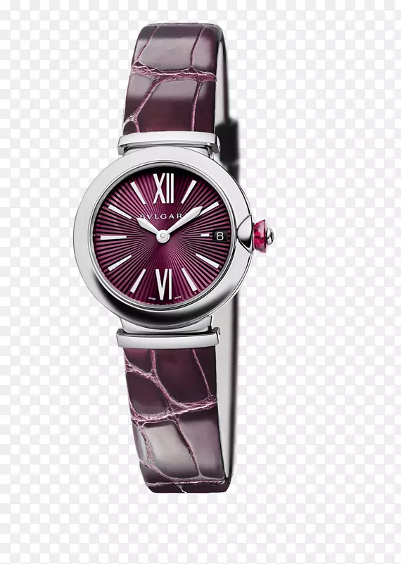 宝格丽手表珠宝表带动作-宝格丽手表银紫色手表女式