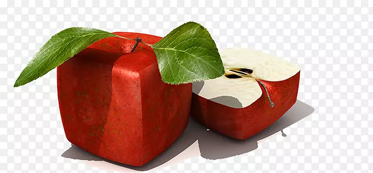 摄影免费3D渲染-红苹果