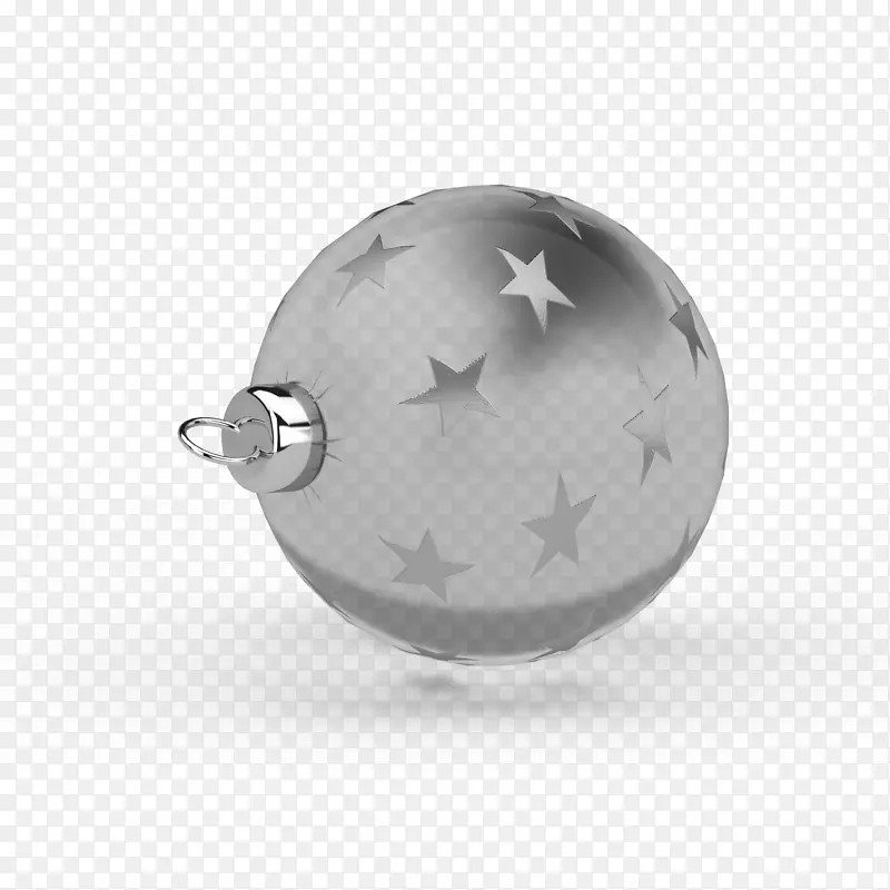 五角星-银五角星装饰材料球