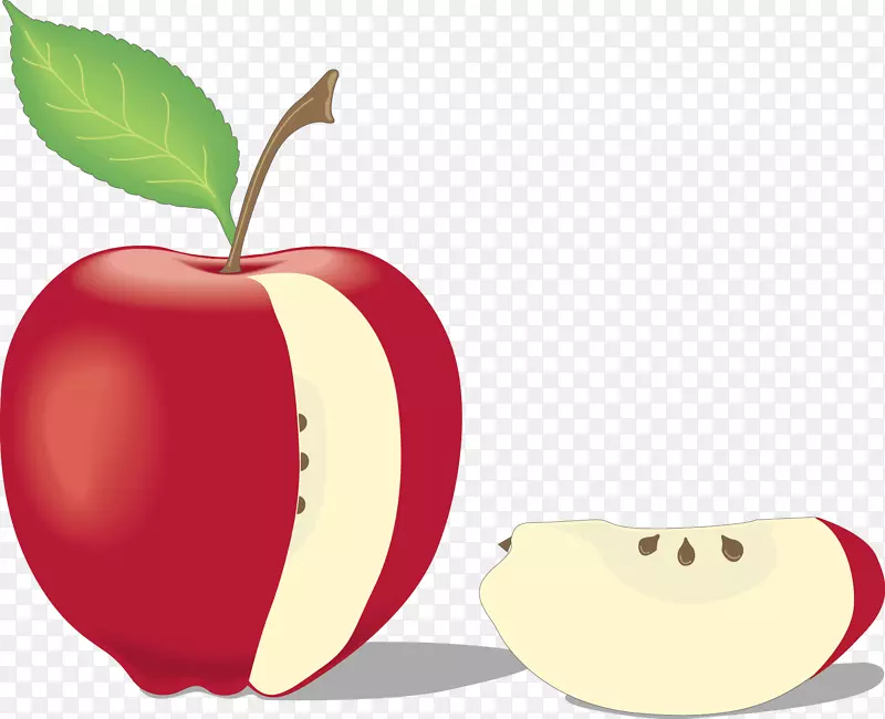 学习水果苹果汁浆果红苹果
