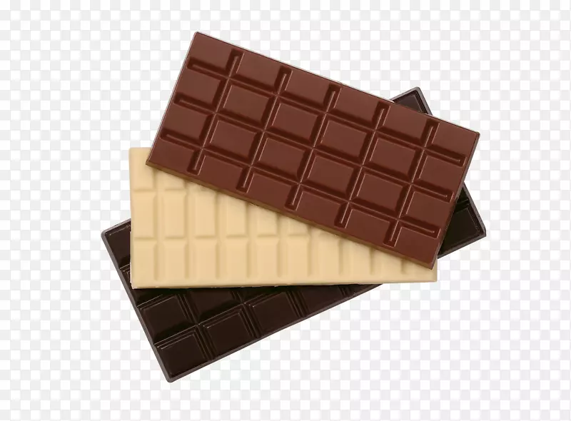 白巧克力黑巧克力糖果食品剪贴画-三黑和白巧克力