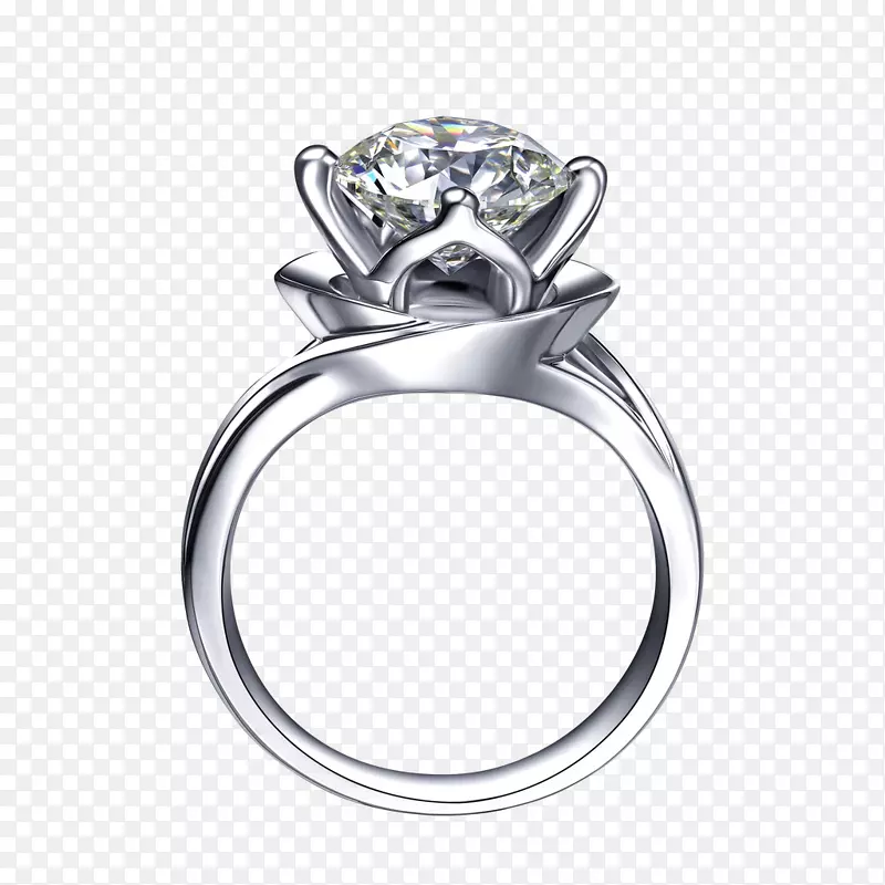 婚戒订婚戒指大小珠宝手绘图片钻石戒指