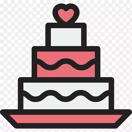 生日蛋糕纸杯蛋糕剪贴画-高蛋糕