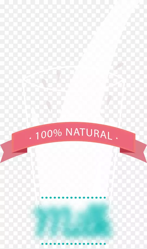 标志时尚配件品牌字体-卡通牛奶图案