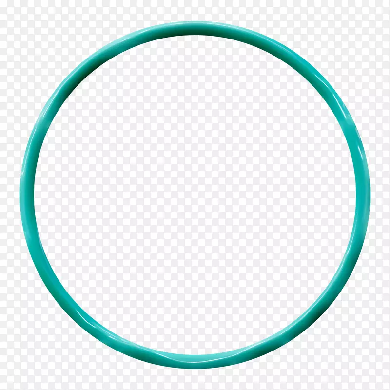 Amazon.com圈画瑜伽轮-绿色，装饰，戒指，装饰，圆圈