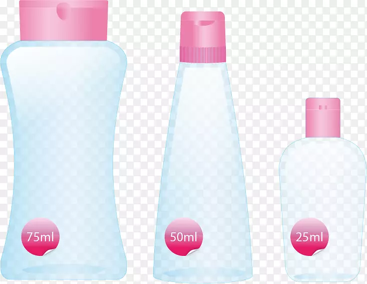 洗剂塑料瓶液体喷漆水和牛奶套装