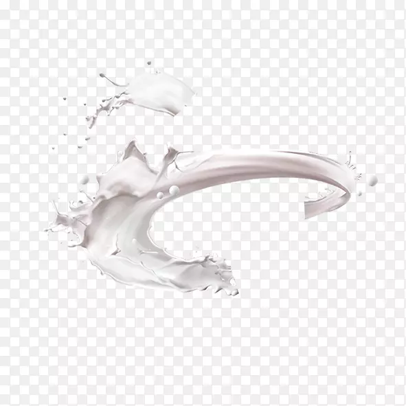 乳液霜天猫价格-白色简单牛奶效果元素