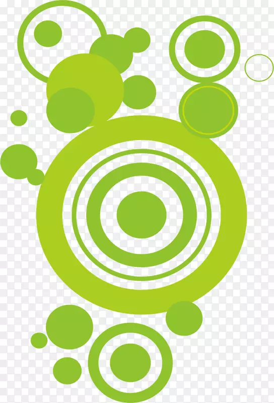 绿色圆圈剪贴画.绿色圆圈阴影
