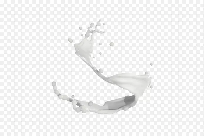 牛奶条透明半透明剪贴画白鲜奶效果元素