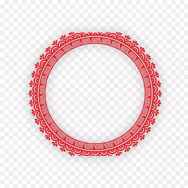 蛇新年年画公司插图-节日红色戒指