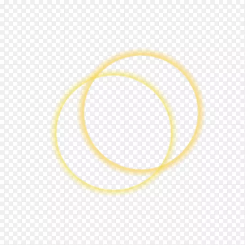 黄色材质圆字体-两个圆圈