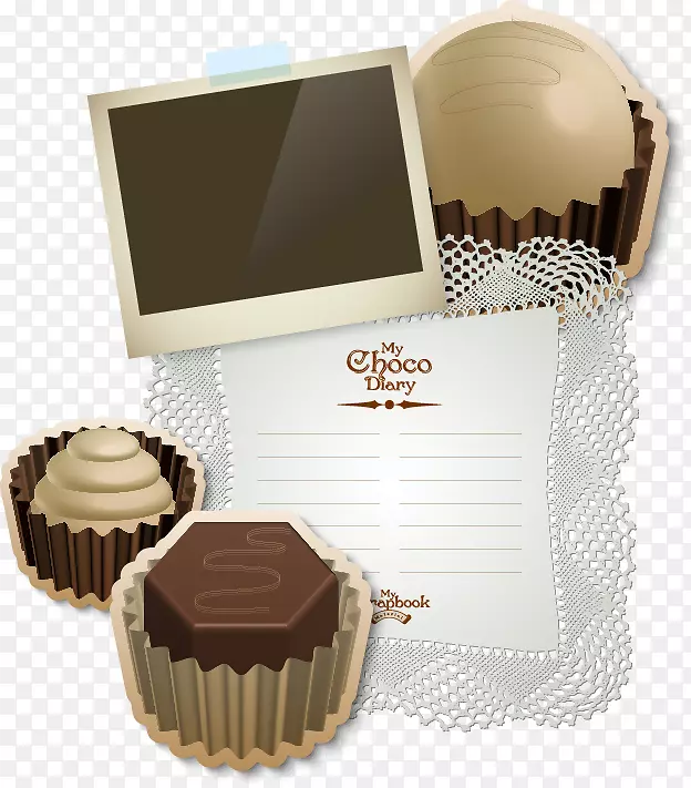 白巧克力纸巧克力棒餐巾纸手绘黑白巧克力餐巾纸