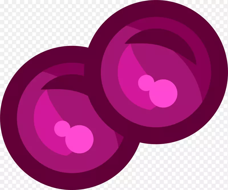 紫色圆紫色简洁圆