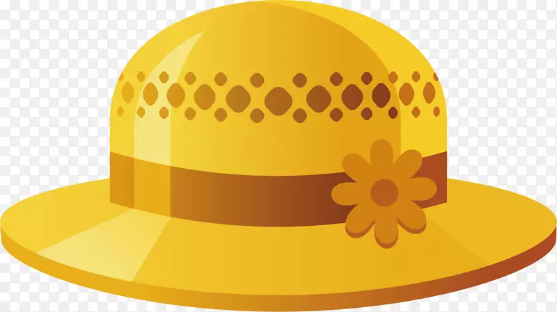 草帽太阳帽夹艺术帽子材料图片