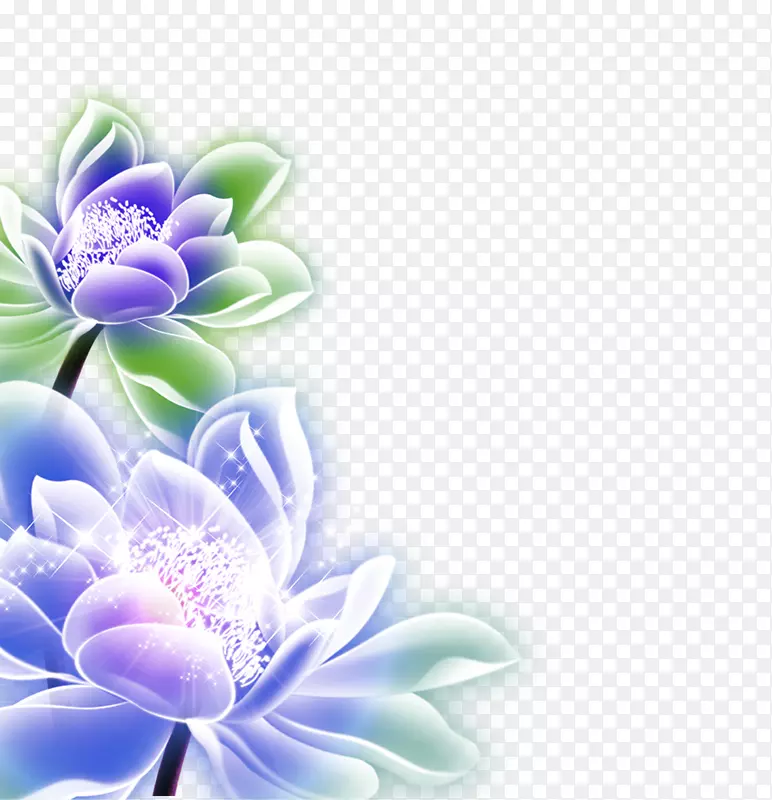 月饼中秋节海报下载-紫梦莲花装饰图案