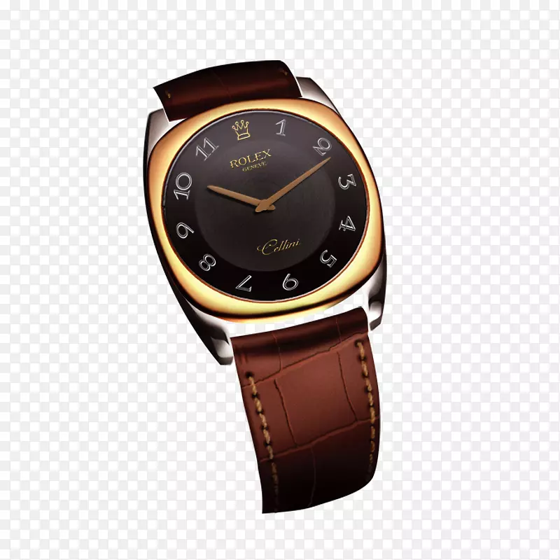 表带设计师-真正的巧克力棕色产品手表