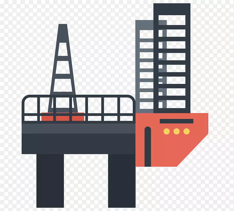 雪佛龙石油工业油田平台-油田钻床