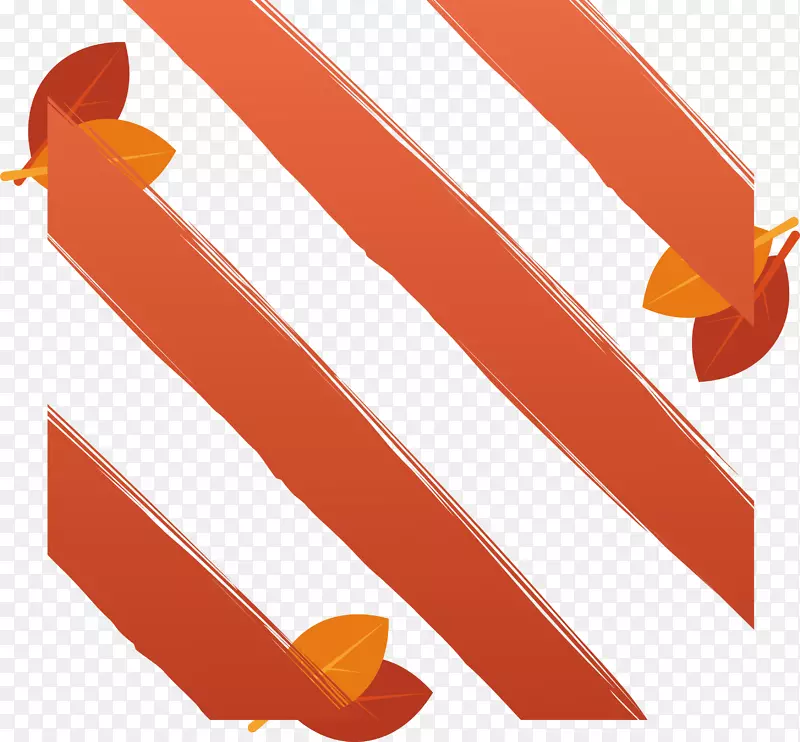 Adobe插画海报剪辑艺术-橙色斜纹