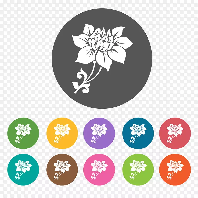 符号免费图标-花卉设计