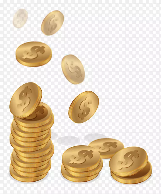 金币-金融货币金币PNG图片