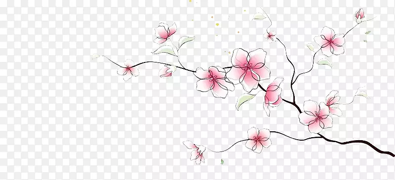 樱花绘画艺术-梅花
