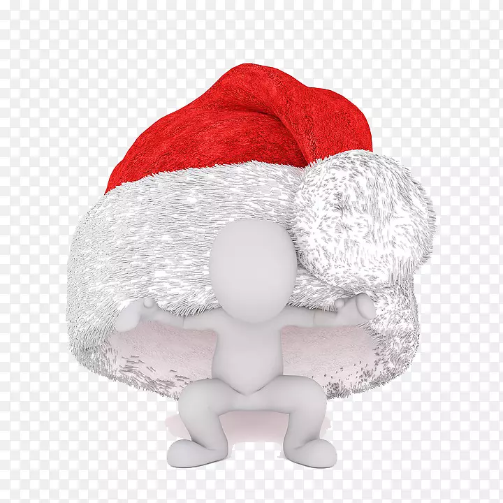 圣诞绘画版税-免费摄影插画-精美圣诞帽