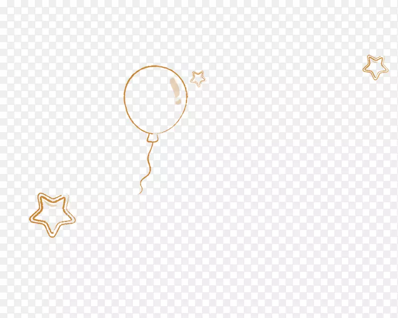设计师气球耳环-简笔气球明星