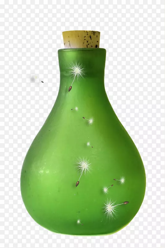 瓶子下载-绿色瓶子