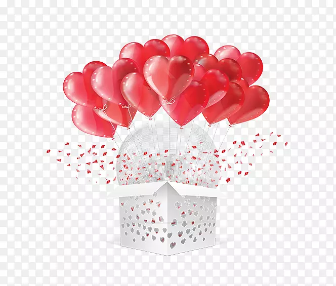 玩具气球爱-精美的心形气球礼物