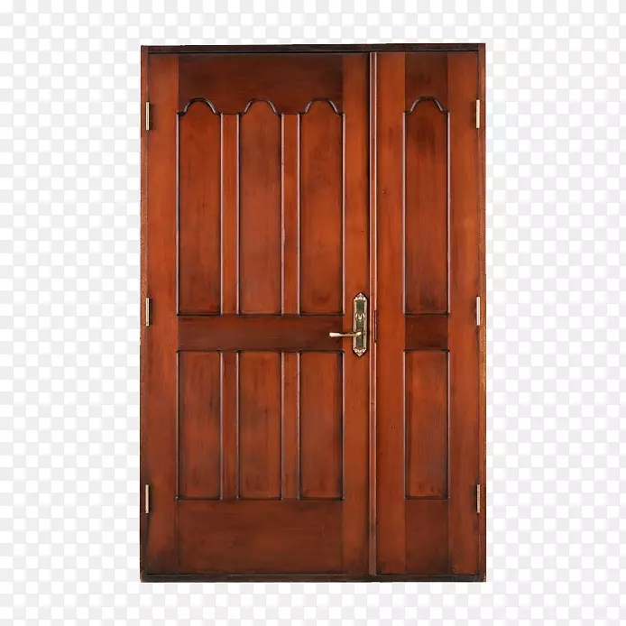 橱柜门木污渍衣柜硬木橙门关闭