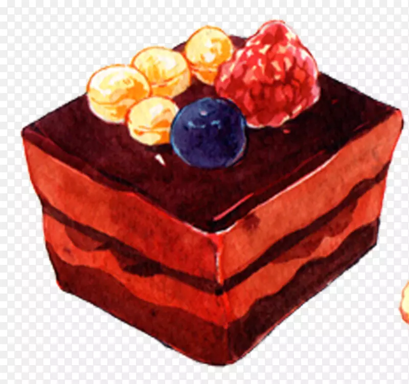周公对梦的诠释-烘焙食品菜单手绘巧克力蛋糕