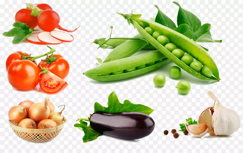 有机食品豌豆蔬菜水果新鲜水果和蔬菜