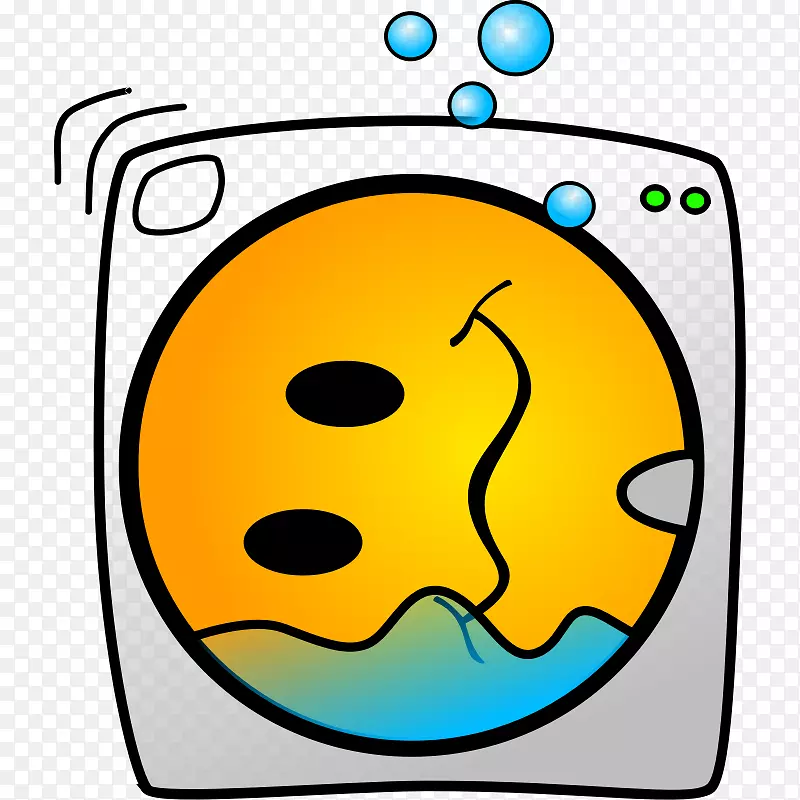 洗衣机微笑洗衣符号剪贴画洗衣机图片