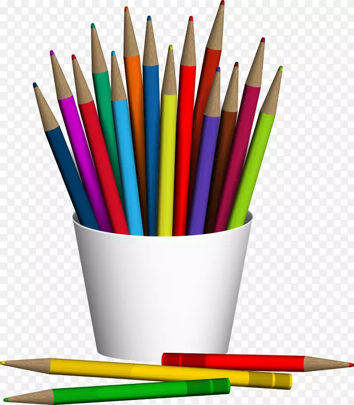 彩色铅笔-铅笔和钢笔