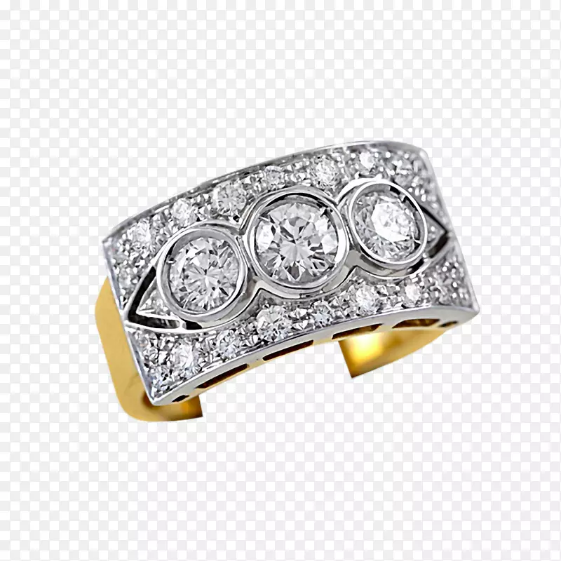 耳环钻石复古时尚戒指