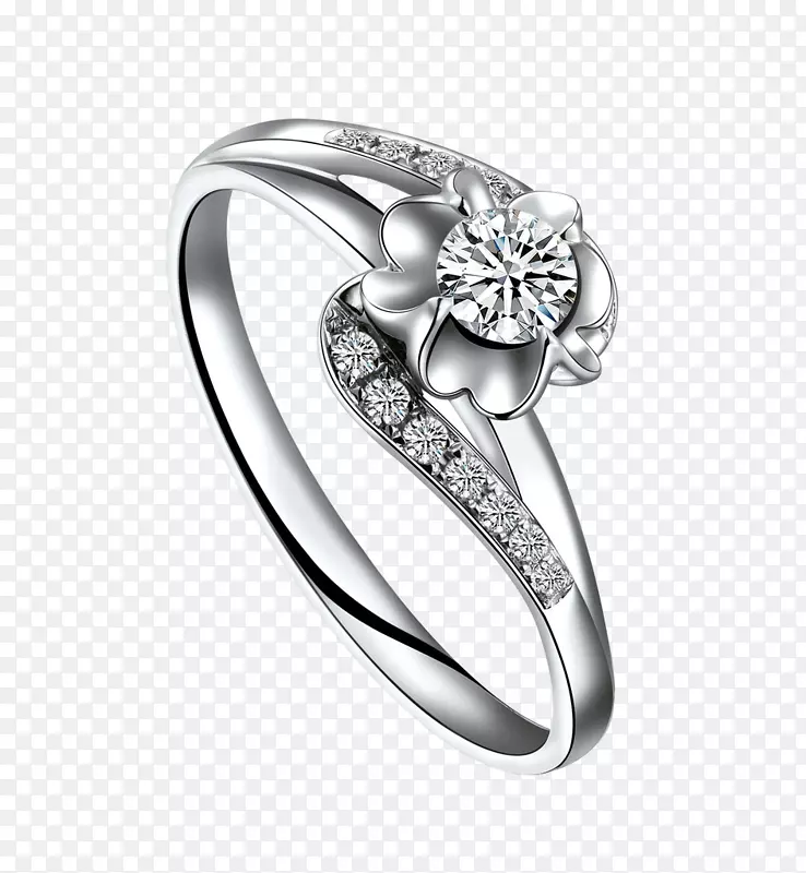 戒指钻石珠宝克拉黄金珠宝手绘珠宝卡通图片材料钻石戒指