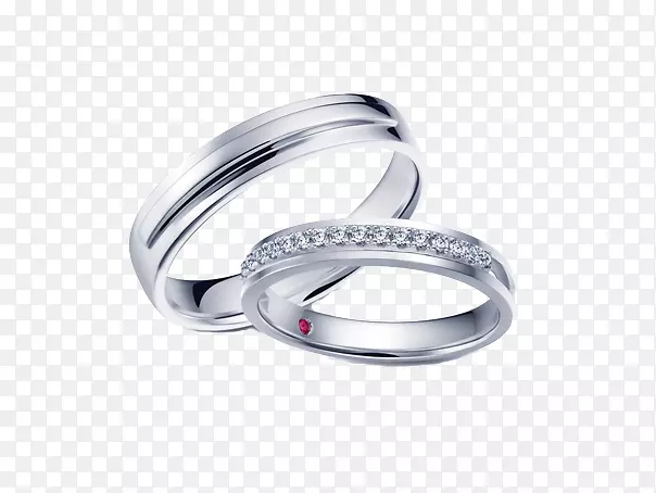 浪漫珠宝戒指爱情-我，做白金钻石戒指镶嵌轨道
