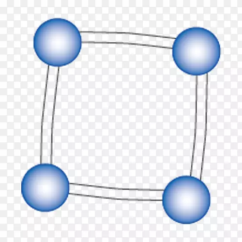 分子球棒模型-四分子1俱乐部模型