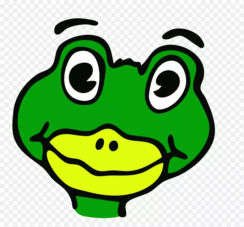 青蛙王子卡通片剪贴画-一张青蛙的照片