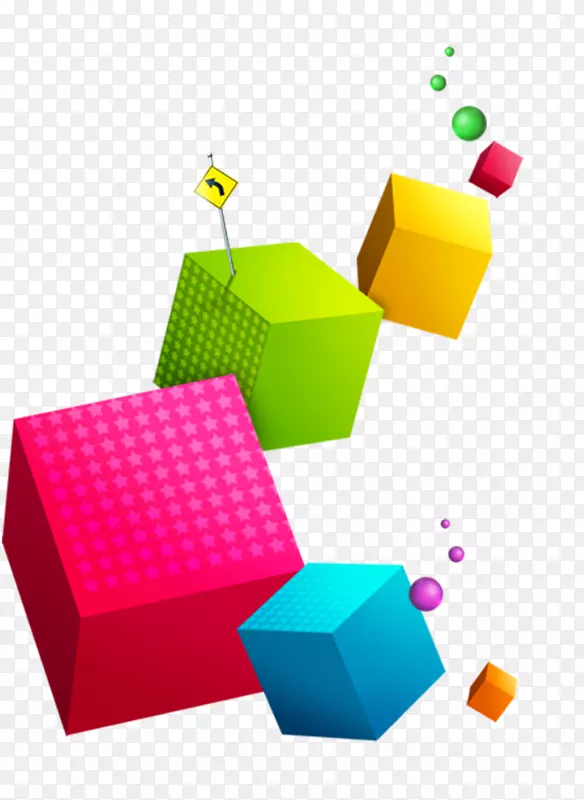 几何-设计精美的数字技术审美透视几何盒
