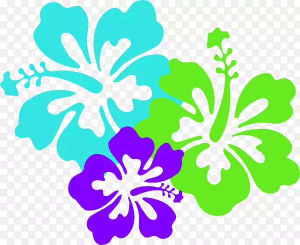 夏威夷毛伊岛插花艺术-木槿花模板
