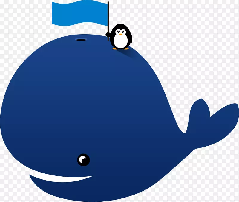 动画鲸鱼剪贴画-卡通鲸PNG