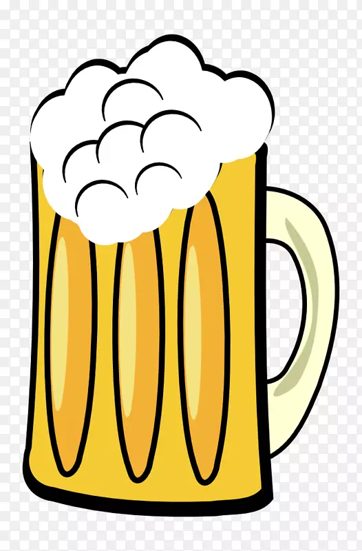 根啤酒玻璃器皿啤酒瓶夹艺术免费啤酒剪贴画