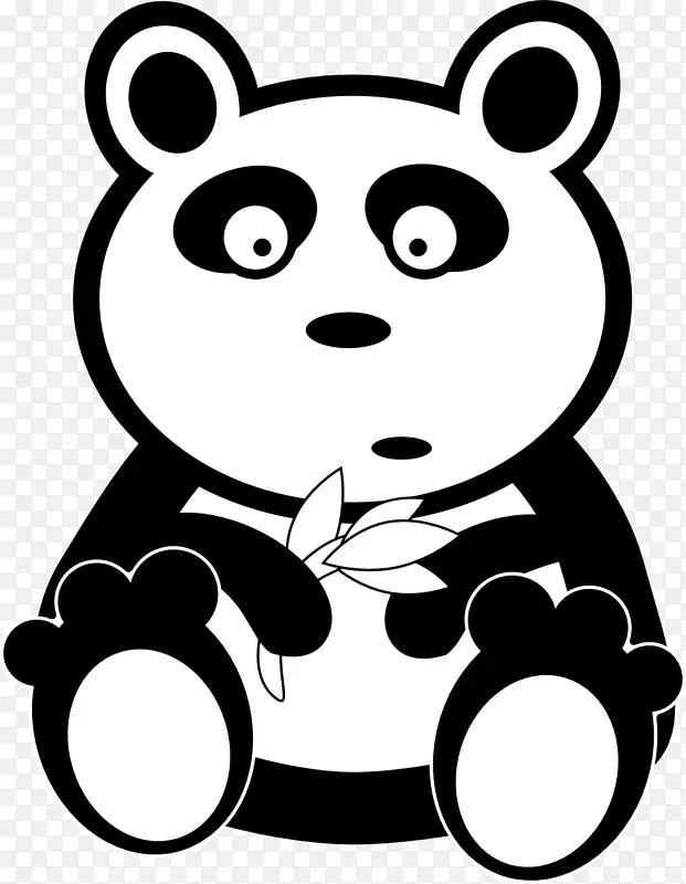 大熊猫熊红熊猫夹艺术线艺术动物