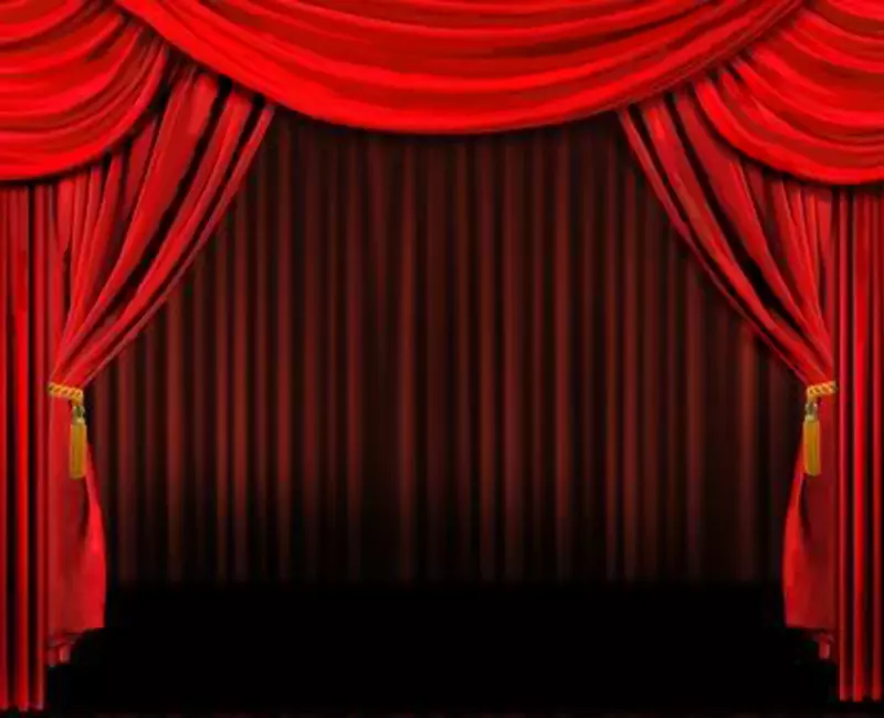 剧院窗帘和舞台窗帘戏剧剪辑艺术舞台