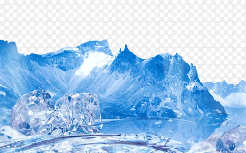 冰立方制冰机蓝色冰夏冰