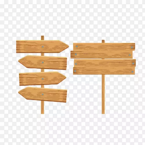 木标牌木牌装饰元素
